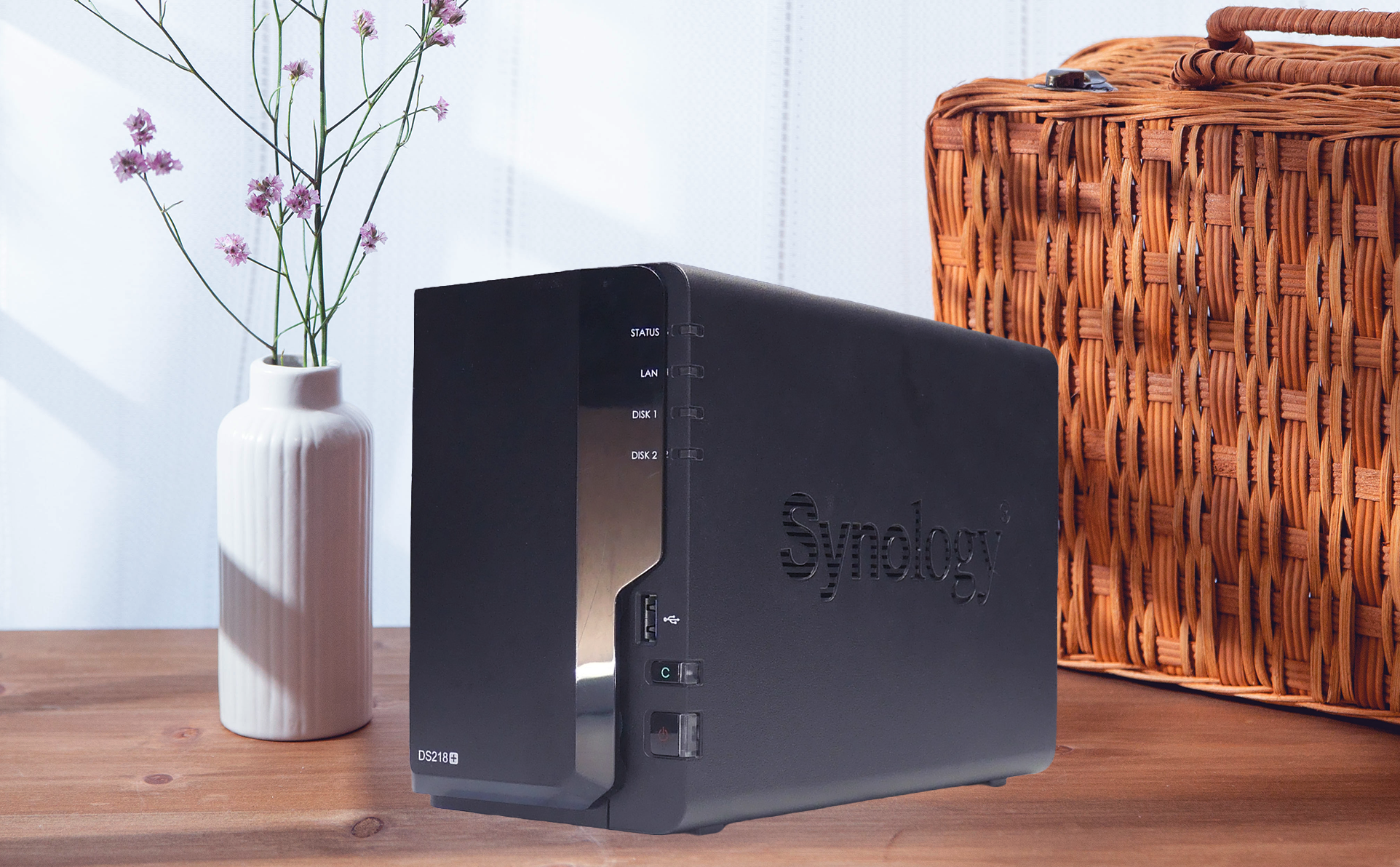Synology DS218+(メモリ2GB+増設8GB:合計10GB)