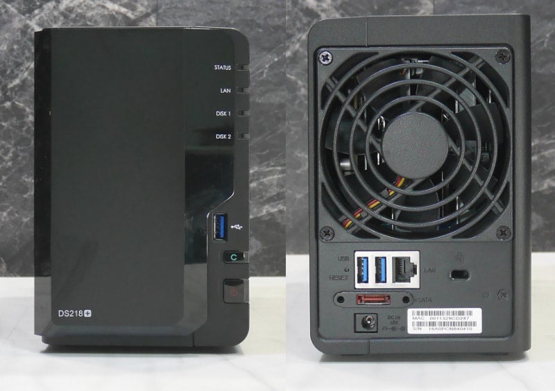 used-OA/ネットワークストレージ/NAS Synology DiskStation DS218+ 8TB(4TB×2) キャッシュ メモリ６GB増設済み | used-OA/中古パソコン販売/修理/買取/ユーズドオーエー